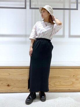 森日菜子さん（レディース・154cm）の春コーディネート