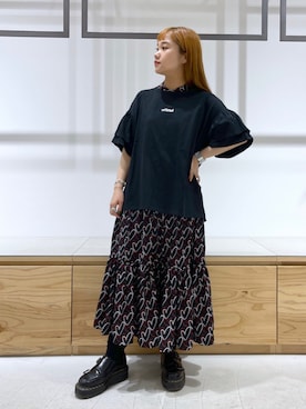 森日菜子さん（レディース・154cm）の春コーディネート