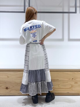 森日菜子さん（レディース・154cm）の春コーディネート