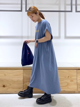 森日菜子さん（レディース・154cm）の春コーディネート