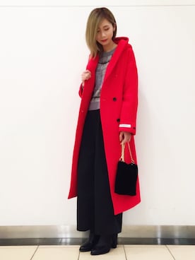 「HARE（ハレ）のアイテム（その他アウター）」を使った、ERIKA (BABYLONE)さん（レディース・165cm）の冬コーディネート