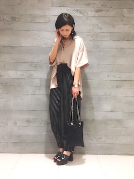 ERIKA (BABYLONE)さん（レディース・165cm）の夏コーディネート