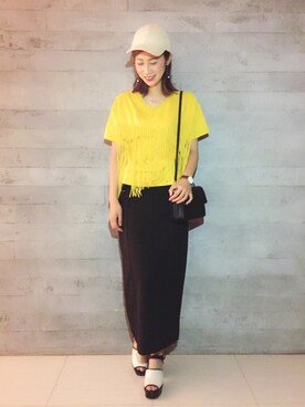 ERIKA (BABYLONE)さん（レディース・165cm）の夏コーディネート