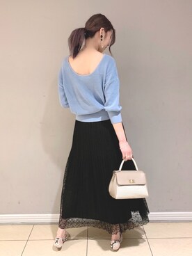 「LAURA DI MAGGIO（ローラディマッジオ）のアイテム」を使った、ERIKA (BABYLONE)さん（レディース・166cm）の秋コーディネート