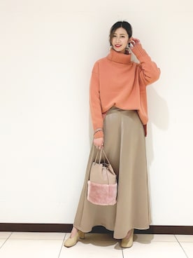 ERIKA (BABYLONE)さん（レディース・166cm）の冬コーディネート