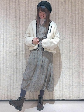 「tiptop（ティップトップ）のアイテム（ジャケット/アウター）」を使った、tiptop+pocketさん（レディース・166cm）の冬コーディネート