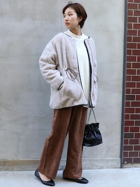 「pocket（ポケット）のアイテム」を使った、tiptop+pocketさん（レディース・166cm）の秋コーディネート