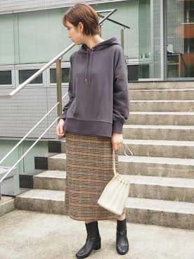 「pocket（ポケット）のアイテム」を使った、tiptop+pocketさん（レディース・166cm）の秋コーディネート