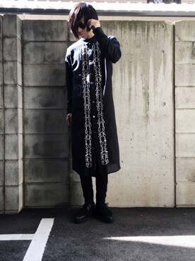 「LAD MUSICIAN（ラッドミュージシャン）のアイテム（その他シューズ）」を使った、miyakooさん（メンズ・170cm）の夏コーディネート