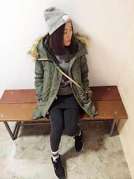 CaryCCさん（レディース・156cm）の冬コーディネート