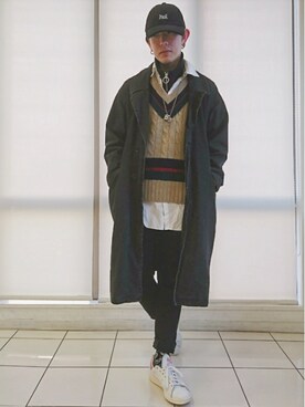 ネックウォーマー スヌードを使った Stan Smith の人気ファッションコーディネート Wear