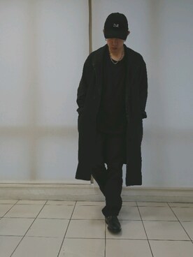 「unrelaxing（アンリラクシング）のアイテム（スウェット）」を使った、KAZUYAさん（メンズ・172cm）の春コーディネート