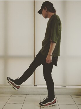 「SAY!（セイ）のアイテム」を使った、KAZUYAさん（メンズ・172cm）の春コーディネート