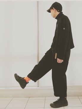 「フォロバ」｜「アイテム（ブルゾン）」を使った、KAZUYAさん（メンズ・172cm）の秋コーディネート