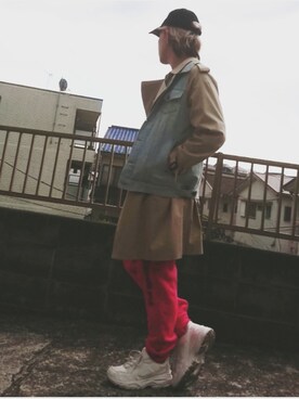 「平成最後のWEARISTAセンバツ」｜「アイテム（トレンチコート）」を使った、KAZUYAさん（メンズ・172cm）の春コーディネート