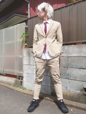 KAZUYAさん（メンズ・172cm）の春コーディネート