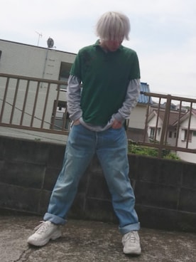 「SAY!（セイ）のアイテム」を使った、KAZUYAさん（メンズ・172cm）の春コーディネート