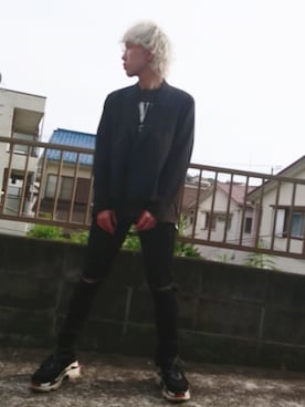 「GLAMB by glamb（グラムバイグラム）のアイテム（パンツ）」を使った、KAZUYAさん（メンズ・172cm）の夏コーディネート