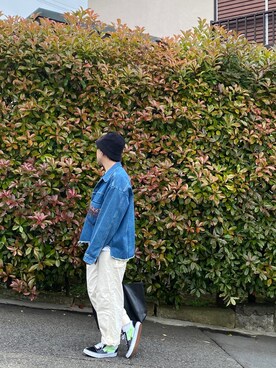 「EFFECTEN（エフェクテン）のアイテム（ジャケット/アウター）」を使った、KAZUYAさん（メンズ・172cm）の春コーディネート