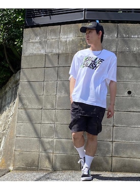 「EFFECTEN（エフェクテン）のアイテム（パンツ）」を使った、KAZUYAさん（メンズ・172cm）の夏コーディネート