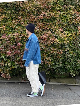 「EFFECTEN（エフェクテン）のアイテム（ジャケット/アウター）」を使った、KAZUYAさん（メンズ・172cm）の冬コーディネート