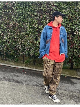 「EFFECTEN（エフェクテン）のアイテム（ジャケット/アウター）」を使った、KAZUYAさん（メンズ・172cm）の冬コーディネート