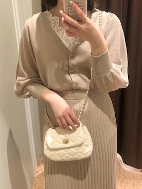 「NICE CLAUP（ナイスクラップ）のアイテム」を使った、satsukiさん（レディース・152cm）の春コーディネート