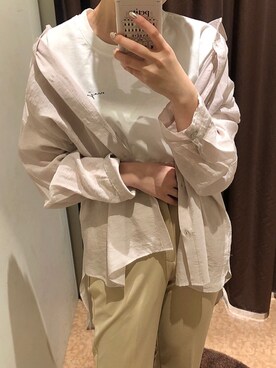「NICE CLAUP（ナイスクラップ）のアイテム」を使った、satsukiさん（レディース・152cm）の春コーディネート