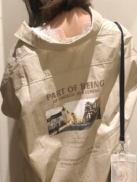 「NICE CLAUP（ナイスクラップ）のアイテム」を使った、satsukiさん（レディース・152cm）の春コーディネート