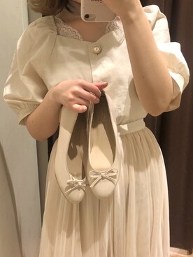 「NICE CLAUP（ナイスクラップ）のアイテム」を使った、satsukiさん（レディース・152cm）の春コーディネート