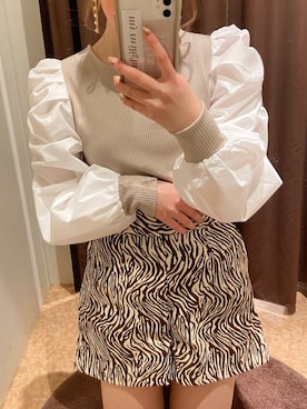 「NICE CLAUP（ナイスクラップ）のアイテム」を使った、satsukiさん（レディース・152cm）の冬コーディネート