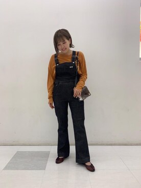 「RECOMMEND  ITEM STYLING」｜「アイテム（オールインワン・サロペット）」を使った、岩本　実紗さん（レディース・158cm）の夏コーディネート