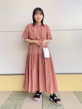 「RECOMMEND  ITEM STYLING」｜「アイテム（財布/小物）」を使った、岩本　実紗さん（レディース・158cm）の夏コーディネート