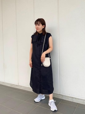 「RECOMMEND  ITEM STYLING」｜「アイテム（ワンピース/ドレス）」を使った、岩本　実紗さん（レディース・158cm）の夏コーディネート