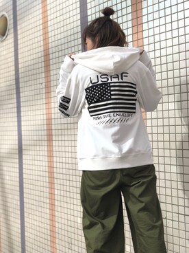 「星条旗」｜Yukiさん（レディース・159cm）の夏コーディネート
