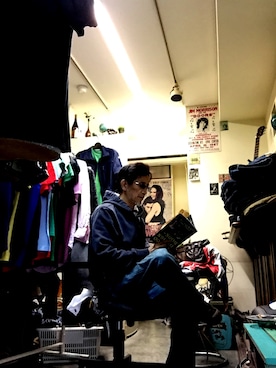 「DRIES VAN NOTEN（ドリスヴァンノッテン）のアイテム（その他シューズ）」を使った、Louisさん（メンズ・165cm）の秋コーディネート