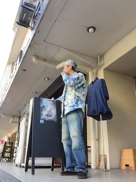 「DRIES VAN NOTEN（ドリスヴァンノッテン）のアイテム（ローファー）」を使った、Louisさん（メンズ・165cm）の秋コーディネート