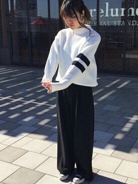 JOURNAL STANDARD relume湘南店 スタッフさん（レディース・165cm）の冬コーディネート