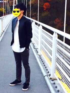 「CIAOPANIC TYPY（チャオパニックティピー）のアイテム（アクセサリー）」を使った、みゅーたさん（メンズ・171cm）の秋コーディネート