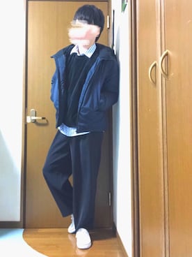 「a.v.v（アーヴェヴェ）のアイテム（ジャケット/アウター）」を使った、みゅーたさん（メンズ・171cm）の冬コーディネート