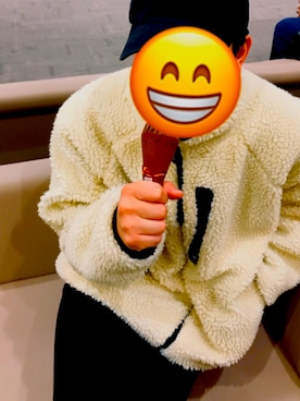 「FREAK'S STORE（フリークスストア）のリバーシブルボアフリースジャケット（ブルゾン）」を使った、ふじまるさん（メンズ・175cm）の夏コーディネート