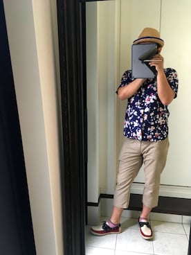 「hiromichi BY HIROMICHI NAKANO（ヒロミチ バイ ヒロミチナカノ）のアイテム（パンツ）」を使った、sakusakarさん（メンズ・173cm）の夏コーディネート
