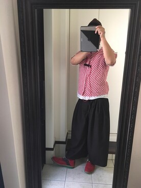 「maRe maRe（マーレマーレ）のアイテム」を使った、sakusakarさん（メンズ・173cm）の夏コーディネート