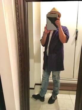 「お買い物」｜sakusakarさん（メンズ・173cm）の夏コーディネート