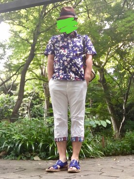 「SALVI（サルヴィ）のアイテム」を使った、sakusakarさん（メンズ・173cm）の夏コーディネート