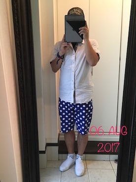 「SIMPLICITE　PLUS（シンプリシテプリュス）のアイテム」を使った、sakusakarさん（メンズ・173cm）の夏コーディネート