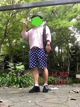 「SIMPLICITE　PLUS（シンプリシテプリュス）のアイテム」を使った、sakusakarさん（メンズ・173cm）の秋コーディネート