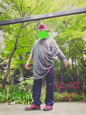 「maRe maRe（マーレマーレ）のアイテム」を使った、sakusakarさん（メンズ・173cm）の秋コーディネート