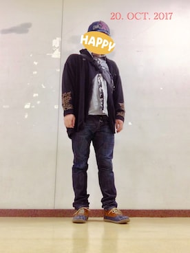 「チャイハネ（チャイハネ）のアイテム（ブーツ）」を使った、sakusakarさん（メンズ・173cm）の秋コーディネート