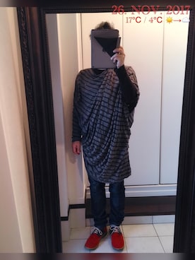 「maRe maRe（マーレマーレ）のアイテム」を使った、sakusakarさん（メンズ・173cm）の秋コーディネート